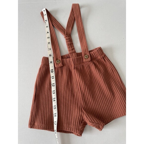 H&M Rust Orange Unisex 2T Short Overall - Picture 3 of 7